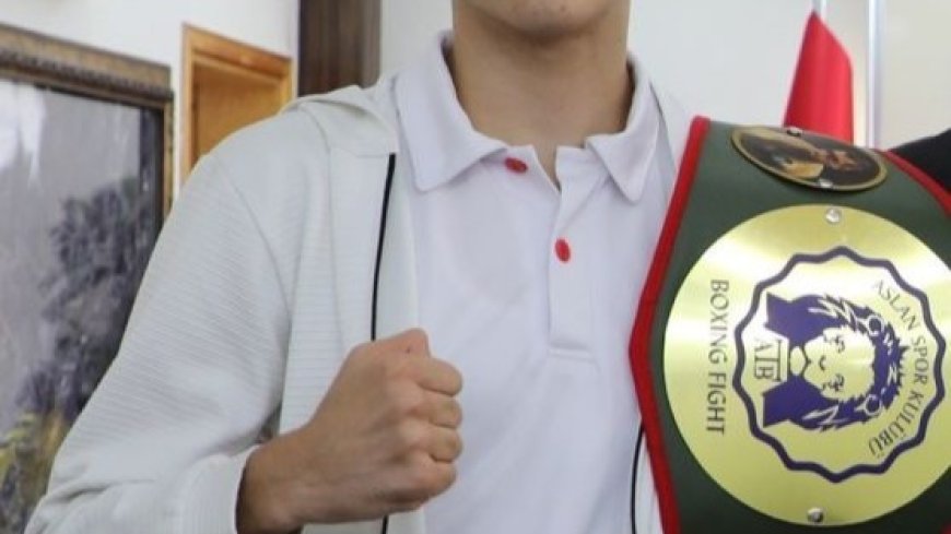 Bedirhan Akburak Balkan şampiyonu...