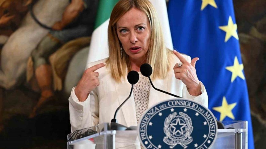 Meloni: "Filistin devletinden yanayım ama devlet kurulmadan önce tanınmasından yana değilim"