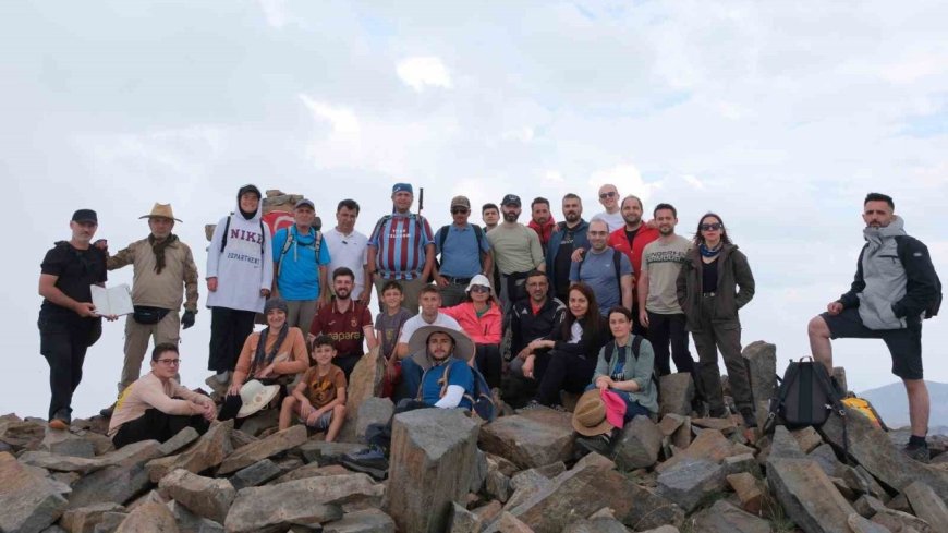 Gümüşhane’nin zirvesinde "Ormanları Koru" mesajı